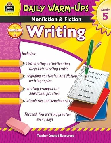 Teacher Created Resources, Ruth Daily Warm-Ups: Nonfiction & Fiction Writing Grd 5: Nonfiction & Fiction Writing Grd 5
