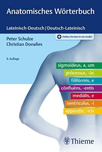 Donalies, Christian Anatomisches Wörterbuch: Lateinisch - Deutsch, Deutsch - Lateinisch