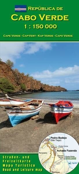 Bertalan, Attila Cabo Verde 1:150.000: Kapverdische Inseln - Cape Verde - Cape Verde - Cap-Vert