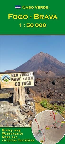 Bertalan, Attila Cabo Verde: Fogo, Brava 1 : 50000: Wanderkarte