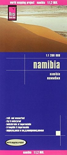 Reise Know-How Verlag Peter Rump Namibia 1 : 1 200 000: world mapping project