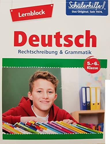 Wilmot-Günther, Kranenberg Lernblock Schülerhilfe Deutsch Rechtschreibung & Grammatik 5. - 6. Klasse