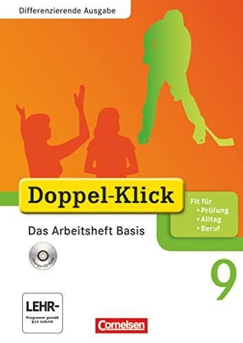 Meyer, Markus Doppel-Klick - Das Sprach- und Lesebuch - Differenzierende Ausgabe - 9. Schuljahr: Das Arbeitsheft Basis mit CD-ROM - Mit Lösungen (Doppel-Klick, Differenzierende Ausgabe, 9. Schuljahr)