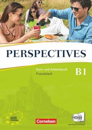 Sommet, Pierre Perspectives - Französisch für Erwachsene - Ausgabe 2009 - B1: Kurs- und Arbeitsbuch mit Lösungsheft und Wortschatztrainer - Inkl. komplettem Hörmaterial (2 CDs)