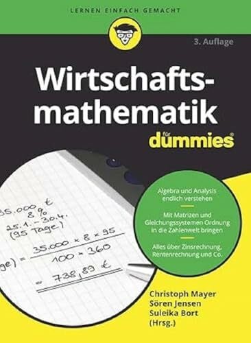 Bort, Suleika Wirtschaftsmathematik für Dummies