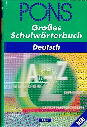 Collectif PONS GROSSES SCHULWORTERBUCH DEUTSCH