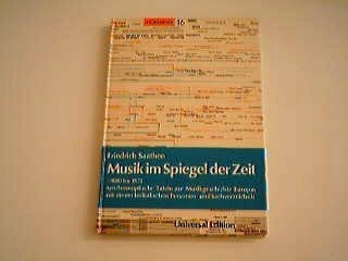 Saathen, Friedrich Musik im Spiegel der Zeit: Synchronoptische Tafeln zur Musikgeschichte Europas von 1000-1975