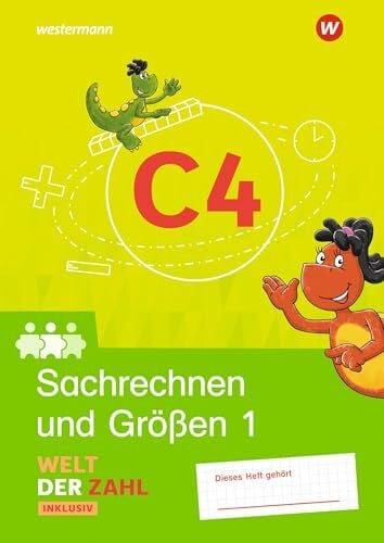 Welt der Zahl Inklusiv - Ausgabe 2021: Inklusionsheft C4: Sachrechnen und Größen 1 (Welt der Zahl: Inklusionsmaterialien - Ausgabe 2021)