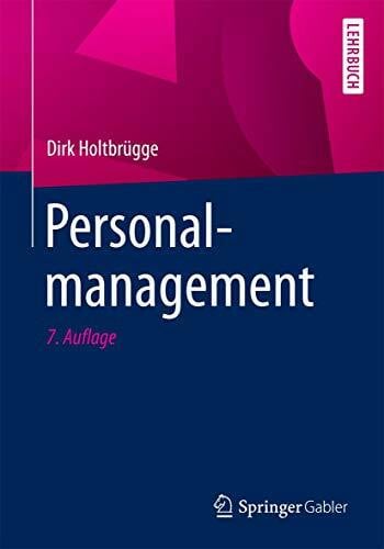 Holtbrügge, Dirk Personalmanagement