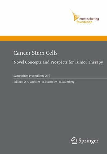 Mumberg, D. Cancer Stem Cells: Novel Concepts and Prospects for Tumor Therapy (Ernst Schering Foundation Symposium Proceedings, 2006/5)