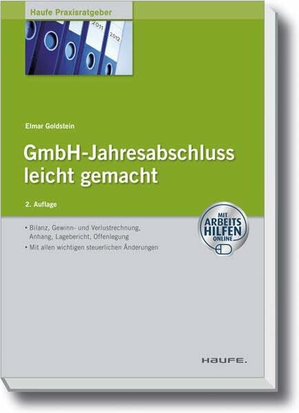 Goldstein, Elmar GmbH-Jahresabschluss leicht gemacht - mit Arbeitshilfen online (Haufe Praxisratgeber)