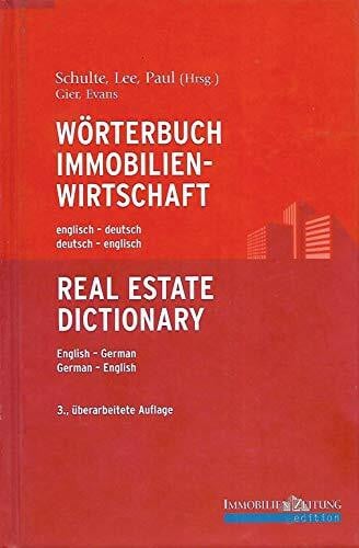 Gier, Sonja Wörterbuch Immobilienwirtschaft englisch-deutsch /deutsch-englisch