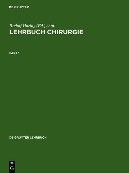 Zilch, Hans Lehrbuch Chirurgie. Mit Repetitorium