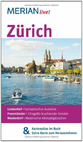 Gerberding, Eva MERIAN live! Reiseführer Zürich: Mit Kartenatlas im Buch und Extra-Karte zum Herausnehmen