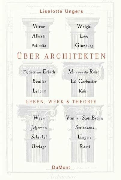 Ungers, Liselotte Über Architekten - Leben, Werk und Theorie