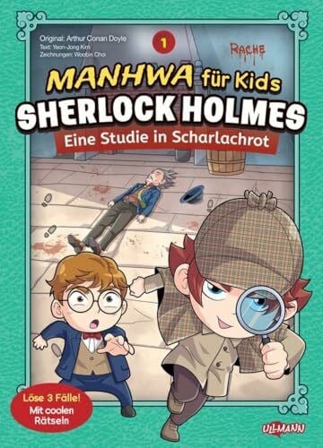 Seo, Renate Manhwa für Kids: Sherlock Holmes (Band 1) - Eine Studie in Scharlachrot: Manga ab 9 Jahren