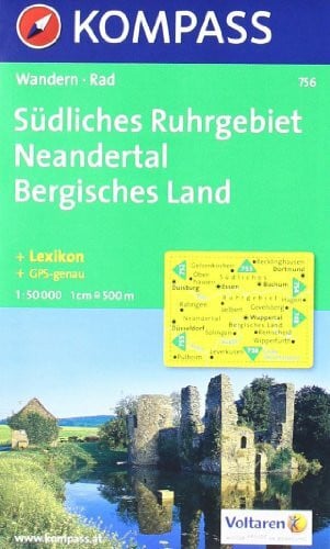 KOMPASS-Karten GmbH Südliches Ruhrgebiet - Neandertal - Bergisches Land: Wandern / Rad. 1:50.000