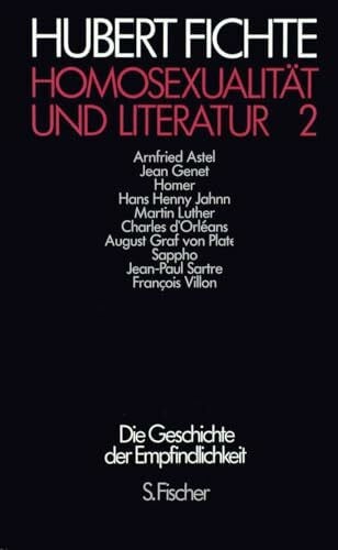 Fichte, Hubert Homosexualität und Literatur 2: Polemiken