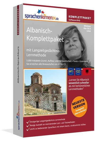 Gollub, Udo Sprachenlernen24.de Albanisch-Komplettpaket (Sprachkurs): DVD-ROM für Windows/Linux/Mac OS X inkl. integrierter Sprachausgabe mit über 5700 ... über 5700 Audio-Vokabeln und Redewendungen