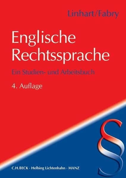 Fabry, Roger Englische Rechtssprache: Ein Studien- und Arbeitsbuch (Rechtssprache des Auslands)