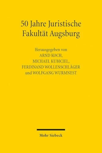 Wollenschläger, Ferdinand 50 Jahre Juristische Fakultät Augsburg