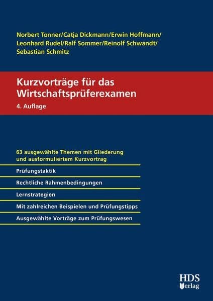 Sebastian Kurzvorträge für das Wirtschaftsprüferexamen