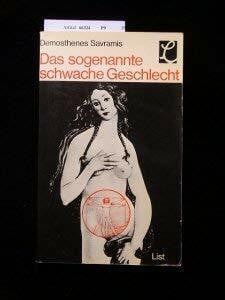 Savramis, Demosthenes. Das sogenannte schwache Geschlecht.