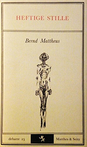 Mattheus, Bernd Heftige Stille: Andere Notizen