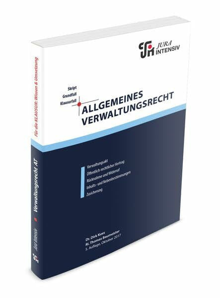 Baumeister, Thomas Allgemeines Verwaltungsrecht: Wissen - Fälle - Klausurhinweise (Skript - Grundfall - Klausurfall / Für die Klausur im Kontext lernen)