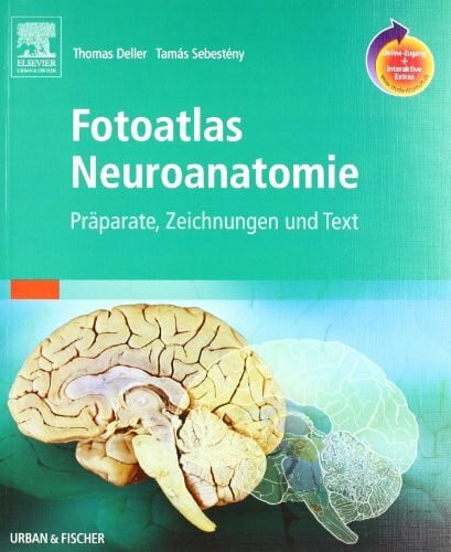 Sebesteny, Tamas Fotoatlas Neuroanatomie mit StudentConsult-Zugang: Präparate, Zeichnungen und Text