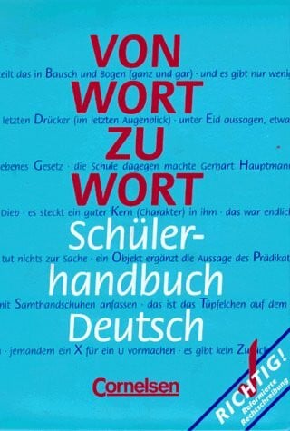 Thiel, Hans Peter Von Wort zu Wort - Bisherige Ausgabe: Schülerhandbuch Deutsch: Flexibler Kunststoff-Einband