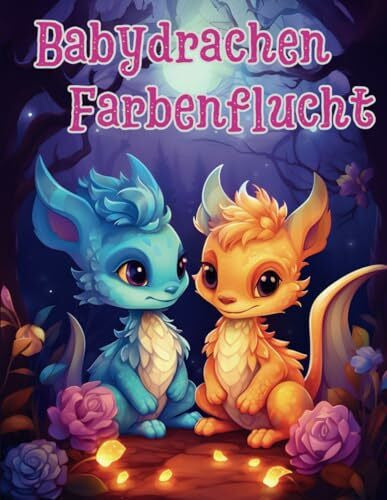 books, Wilmas Babydrachen Farbenflucht: Malbuch mit 54 Motiven für eine Flucht in die Welt der kleinen Drachen – für Erwachsene und Jugendliche