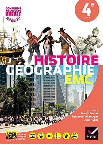 Hubac, Jean Histoire-Géographie Enseignement Moral et Civique 4e éd. 2016 - Manuel de l'élève