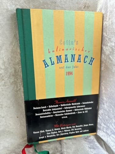Opitz, Stephan Cotta's Kulinarischer Almanach, Auf das Jahr 1994