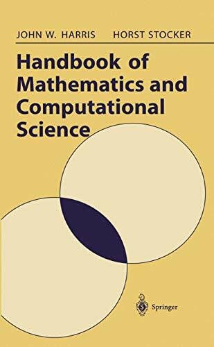 Stöcker, Horst Handbook of Mathematics and Computational Science (Environmental Intelligence Unit)