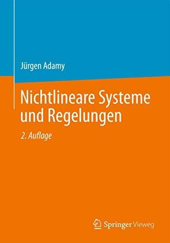 Adamy, Jürgen Nichtlineare Systeme und Regelungen