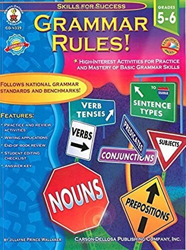 Prince Wallaker, Jillayne Grammar Rules! Grades 5 - 6: Grammar Rules!, Grade Level 4-6 (Skills for Success)