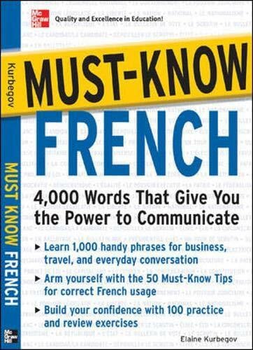 Fennell, Jason Must - Know French: 4,000 Words That Give You the Power to Communicate