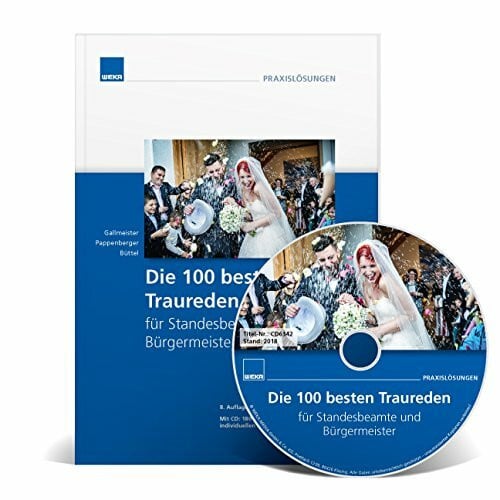 Georg Büttel Die 100 besten Traureden für Standesbeamte und Bürgermeister - Auflage 2018