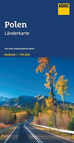 COLLECTIF ADAC Länderkarte Polen 1:700.000: Straßenkarte und Autokarte