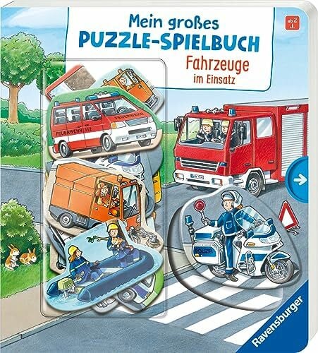Butschkow, Ralf Mein großes Puzzle-Spielbuch - Fahrzeuge im Einsatz