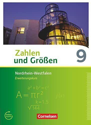 Wennekers, Udo Zahlen und Größen - Nordrhein-Westfalen Kernlehrpläne - Ausgabe 2013 - 9. Schuljahr - Erweiterungskurs: Schulbuch