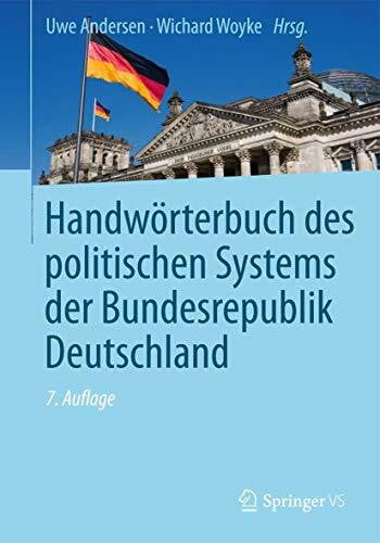 Woyke, Wichard Handwörterbuch des politischen Systems der Bundesrepublik Deutschland