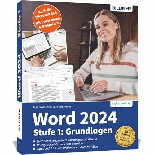 Immler, Christian Word 2024 - Stufe 1: Grundlagen: Die leicht verständliche Schritt-für-Schritt-Anleitung für Einsteiger - auch für Senioren!