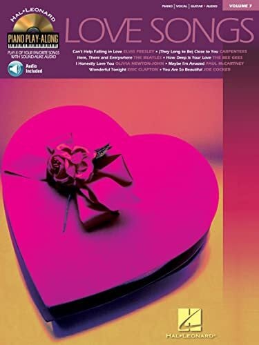 Various Piano Play-Along Volume 7 Love Songs Pvg Pf Book/Cd (Piano Playalong S)