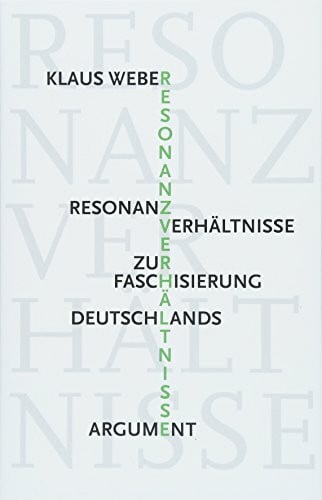 Weber, Klaus Resonanzverhältnisse: Zur Faschisierung Deutschlands - Politisches Tagebuch