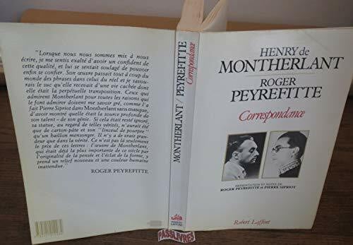 Peyrefitte, Roger Correspondance: [1938-1941