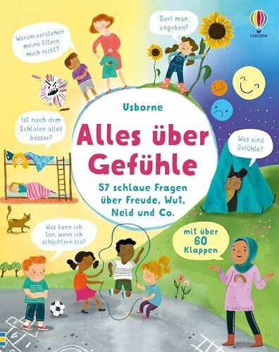 Laslo, Shelly Alles über Gefühle: Über 60 schlaue Fragen über Freude, Wut, Neid und Co. – für Kinder ab 5 Jahren (Schlaue Fragen und Antworten)