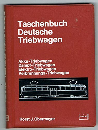 Obermayer, Horst J. Taschenbuch Deutsche Triebwagen