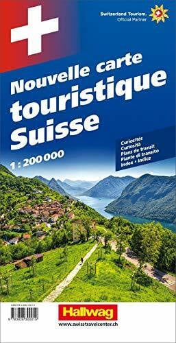 Hallwag Kümmerly+Frey AG Hallwag Straßenkarten, Neue Reisekarte Schweiz: Mit besonders praktischem Falzsystem. Ost- und Westteil der Schweiz separat aufschlagbar. ... mit Transitplänen (Hallwag Strassenkarten)